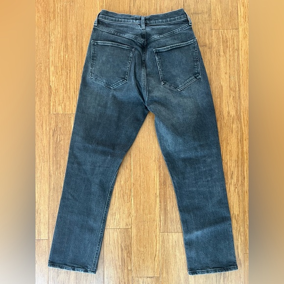 Agolde Riley High Rise Straight Crop - Picture 3 of 5